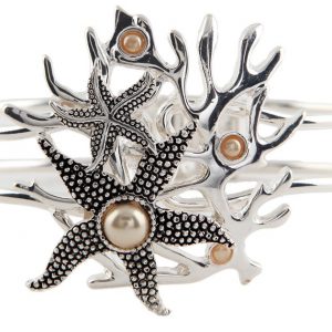 Coral and Starfish Bangle