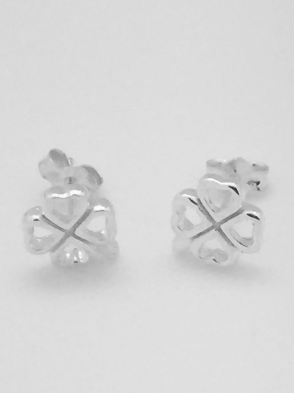 Open Clover Stud Earrings