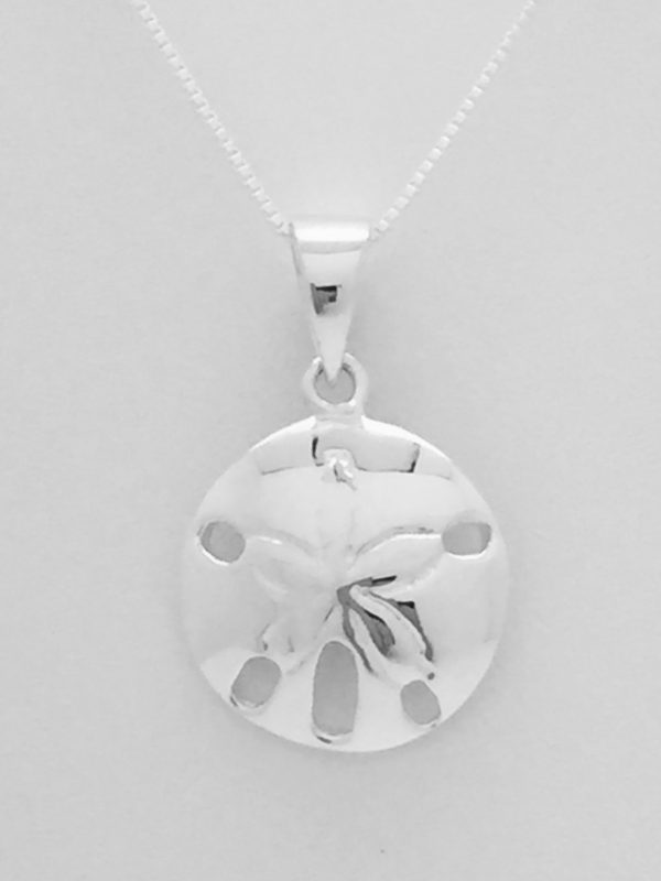 Polished Simple Sand Dollar Pendant