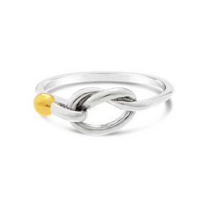 Knot Ring Two Tone