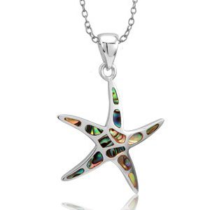 Abalone Starfish Necklace