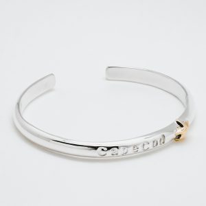"Cape Cod" Engraved Cuff Bracelet with Starfish