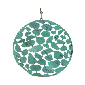 Patina Wavy Pebble Earring