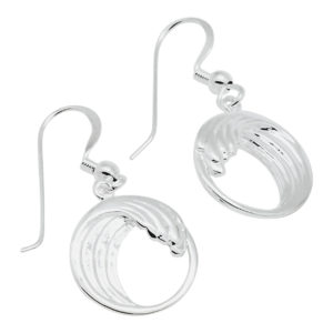 Sterling Silver Open Textured Wave