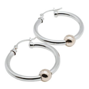 Cape Cod Style Earrings with 14K Gold Ball