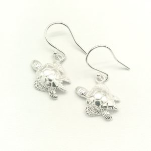 Turtle Hanging Wire Earrings