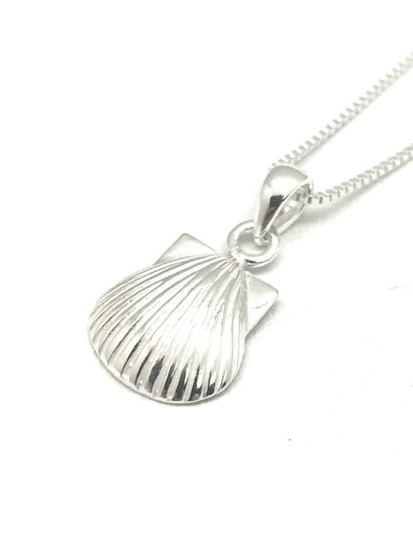 Scallop Shell Pendant Small