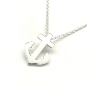 Flat Anchor Necklace