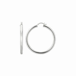 Sterling Silver Hoop Earrings 3mm
