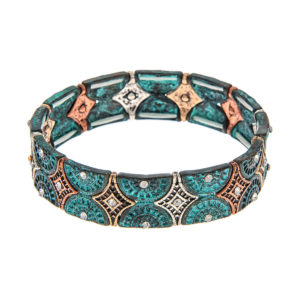 Multi Patina Medallions Bracelet