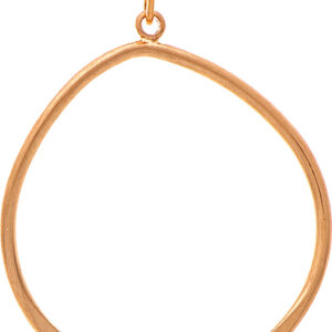 Gold Pearl Bead Bypass Earrings