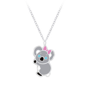 Children's Silver Koala Necklace