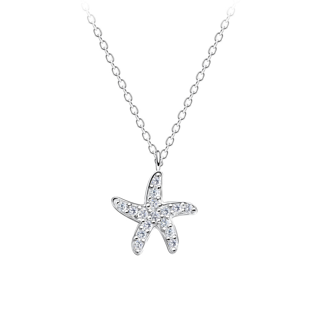 Dainty CZ Starfsih Necklace