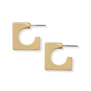 Cute Square Gold Hoops