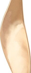 Shiny Gold Wide Twist Earring