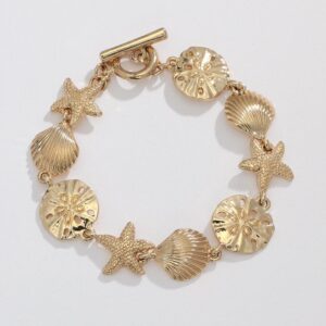 Classic Link Sea Life Bracelet with Toggle Clasp