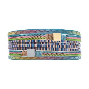 Gold Mermaid Strip Magnetic Bracelet