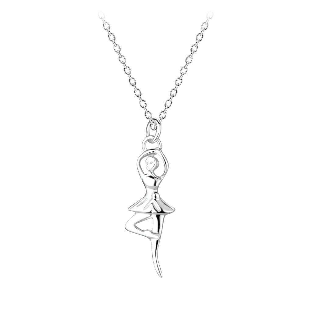 Silver Ballerina Necklace