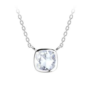 Cushion Cut 6mm CZ Necklace