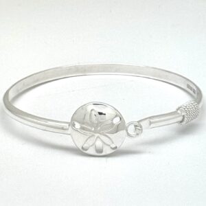 Sterling Silver Sand Dollar Bangle