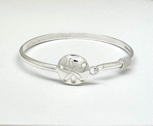 Sterling Silver Sand Dollar Bangle - Image 4