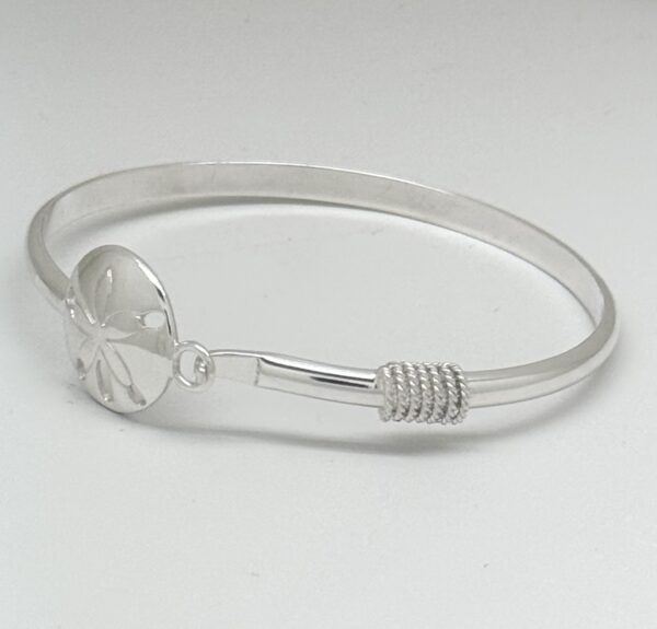 Sterling Silver Sand Dollar Bangle - Image 3