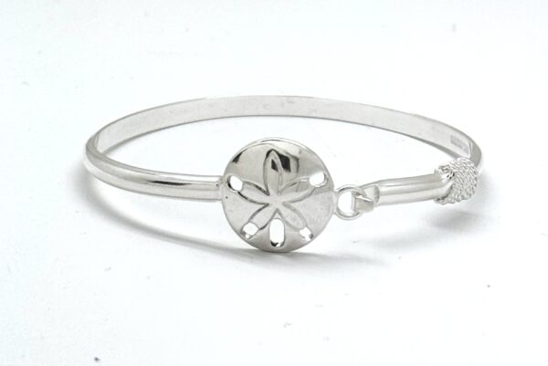 Sterling Silver Sand Dollar Bangle - Image 5