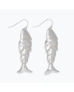 Moving Fish Dangle Earrings