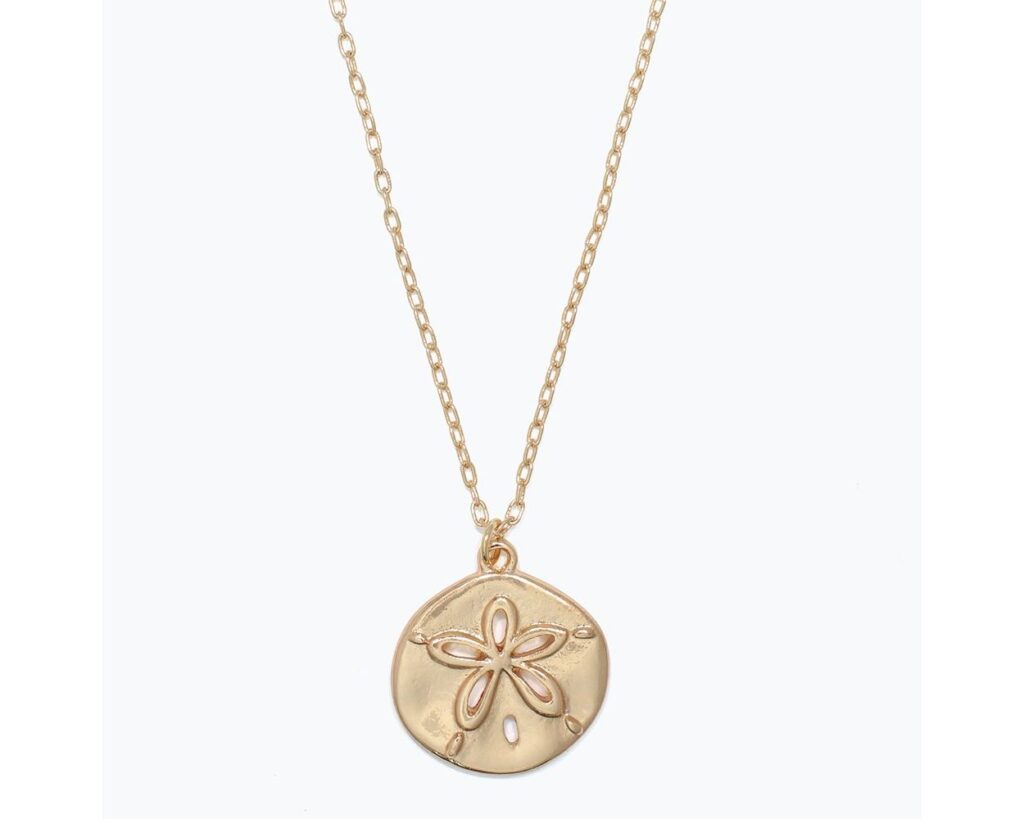 Classic Gold Sand Dollar Necklace