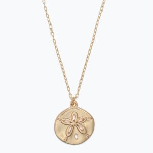 Classic Gold Sand Dollar Necklace