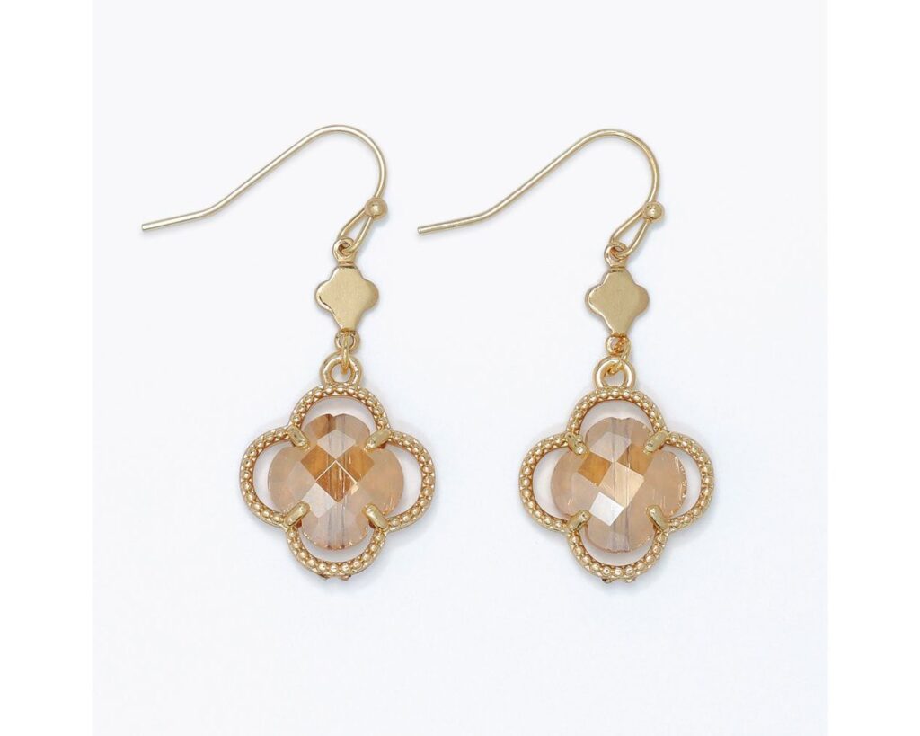 Champagne Crystal Clovers